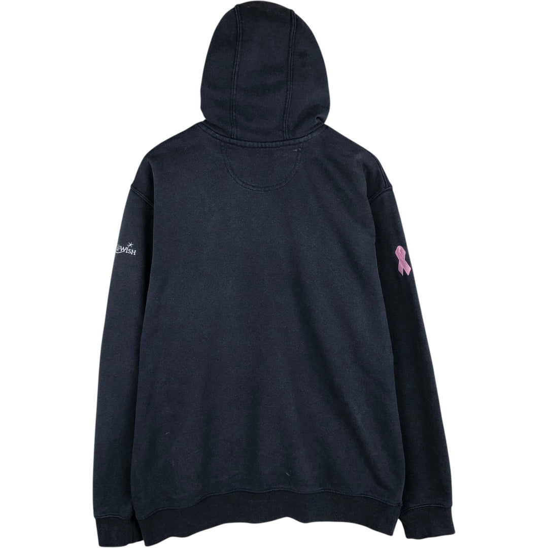Carhartt Loose Fit Retrofoam Advertising Sweatshirt Pullover Hoodie (Men's Size L) cotton navy blue type Vintage Second Hand