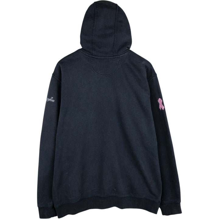 Carhartt Loose Fit Retrofoam Advertising Sweatshirt Pullover Hoodie (Men's Size L) cotton navy blue type Vintage Second Hand