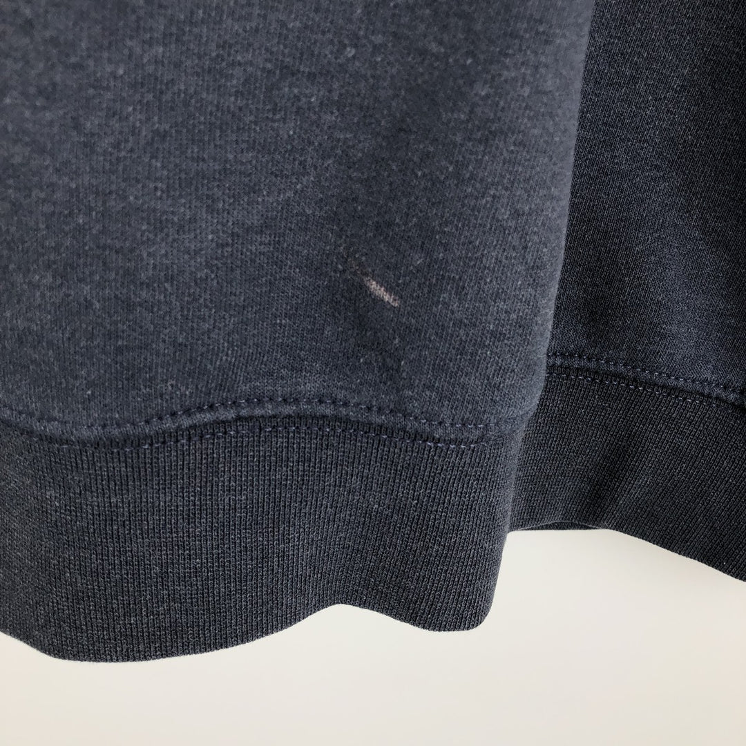 Carhartt Loose Fit Retrofoam Advertising Sweatshirt Pullover Hoodie (Men's Size L) cotton navy blue type Vintage Second Hand
