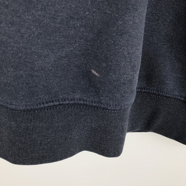 Carhartt Loose Fit Retrofoam Advertising Sweatshirt Pullover Hoodie (Men's Size L) cotton navy blue type Vintage Second Hand