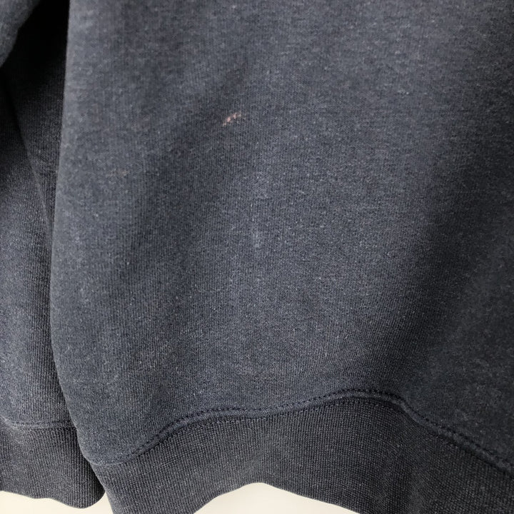 Carhartt Loose Fit Retrofoam Advertising Sweatshirt Pullover Hoodie (Men's Size L) cotton navy blue type Vintage Second Hand