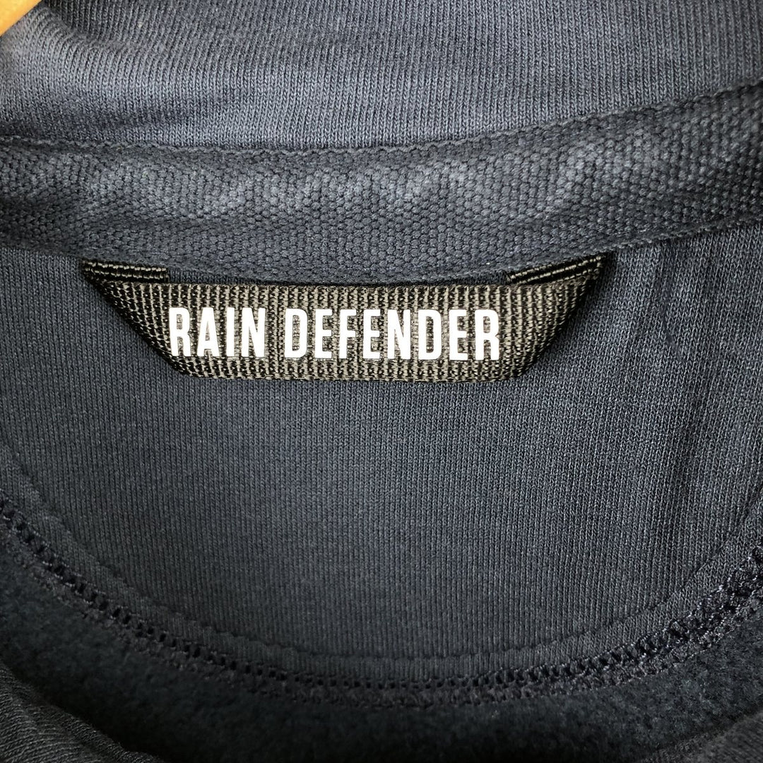 Carhartt RAIN DEFENDER sweatshirt half-zip hoodie, made in Mexico, men's size XL. cotton navy blue type Vintage Second Hand