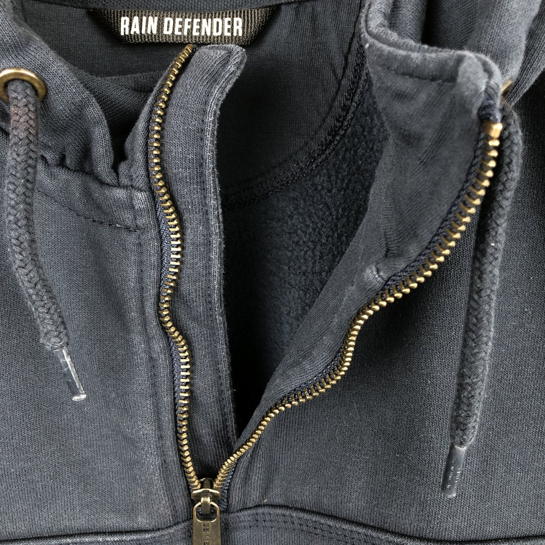 Carhartt RAIN DEFENDER sweatshirt half-zip hoodie, made in Mexico, men's size XL. cotton navy blue type Vintage Second Hand