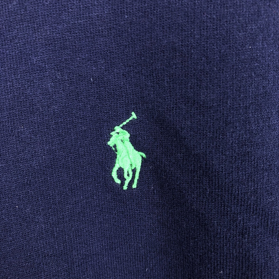 Ralph Lauren POLO RALPH LAUREN PERFORMANCE Sweatshirt Pullover Hoodie, Men's Size S (approx.) unclear navy blue type Vintage Second Hand