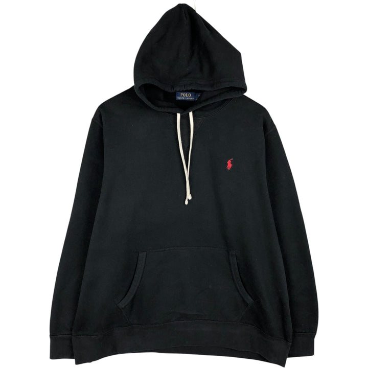 Ralph Lauren POLO RALPH LAUREN Sweatshirt Pullover Hoodie Men's XL cotton black type Vintage Second Hand