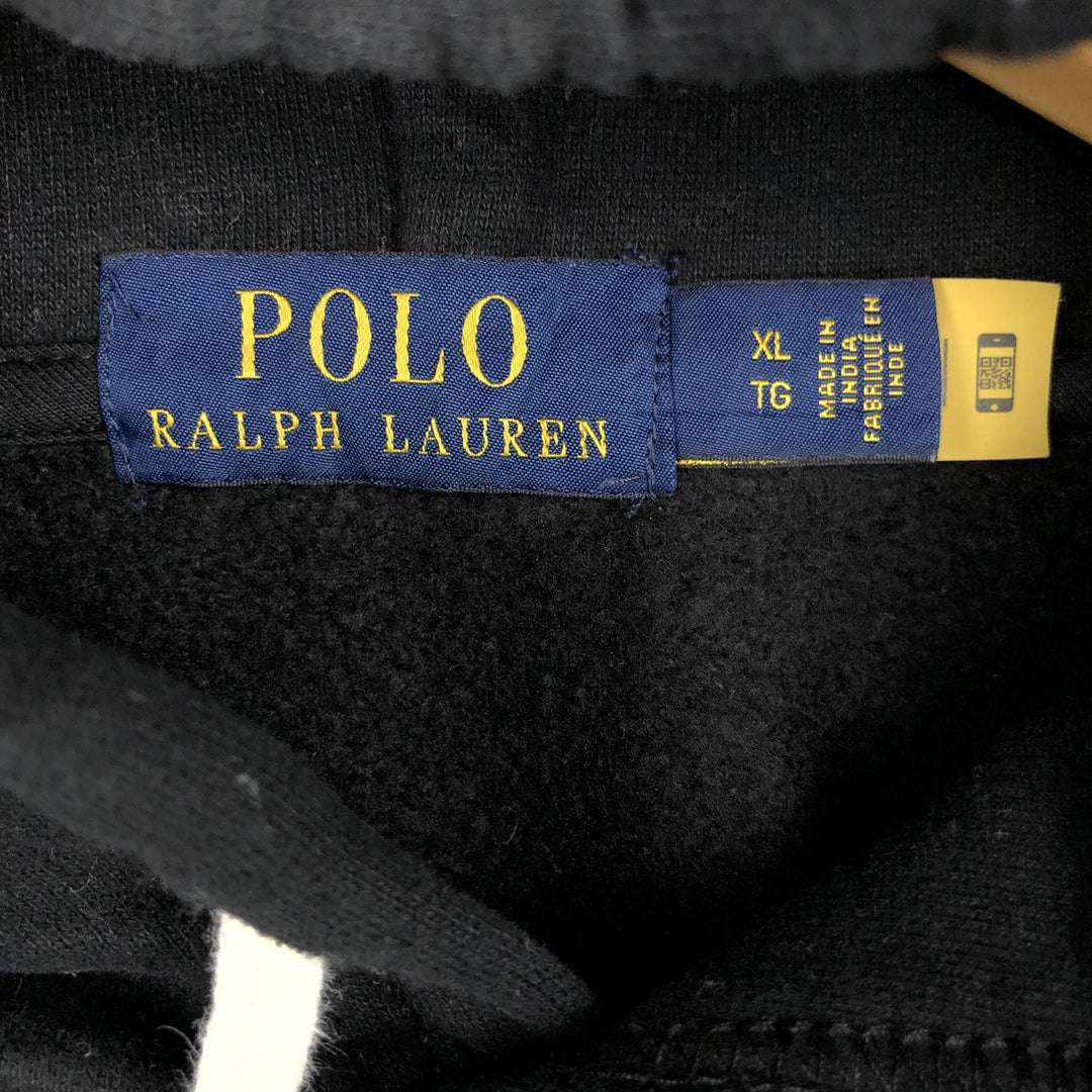 Ralph Lauren POLO RALPH LAUREN Sweatshirt Pullover Hoodie Men's XL cotton black type Vintage Second Hand