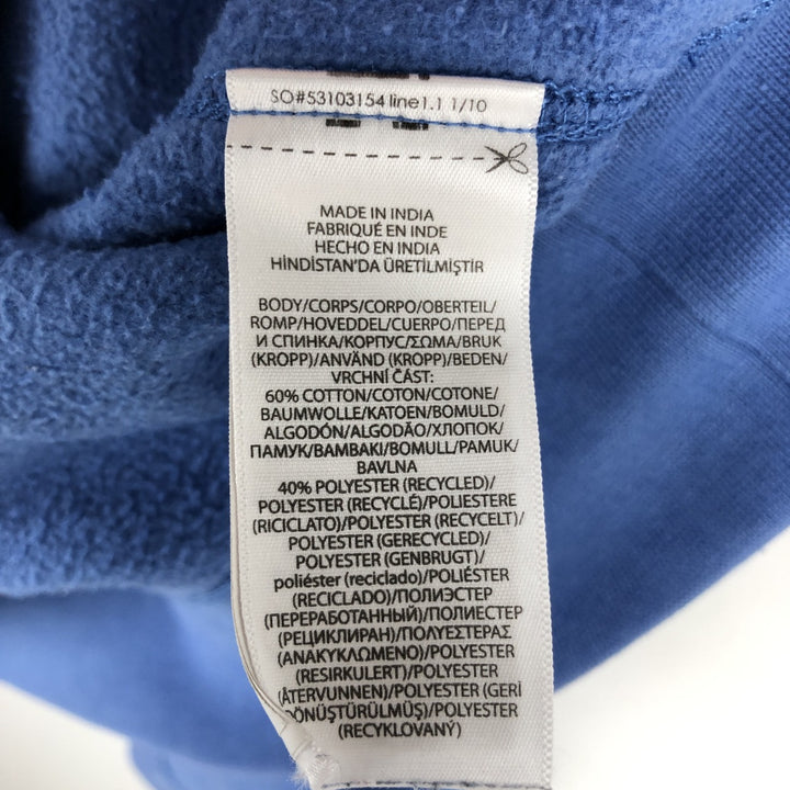 Ralph Lauren POLO RALPH LAUREN sweatshirt pullover hoodie, men's size L cotton blue type Vintage Second Hand