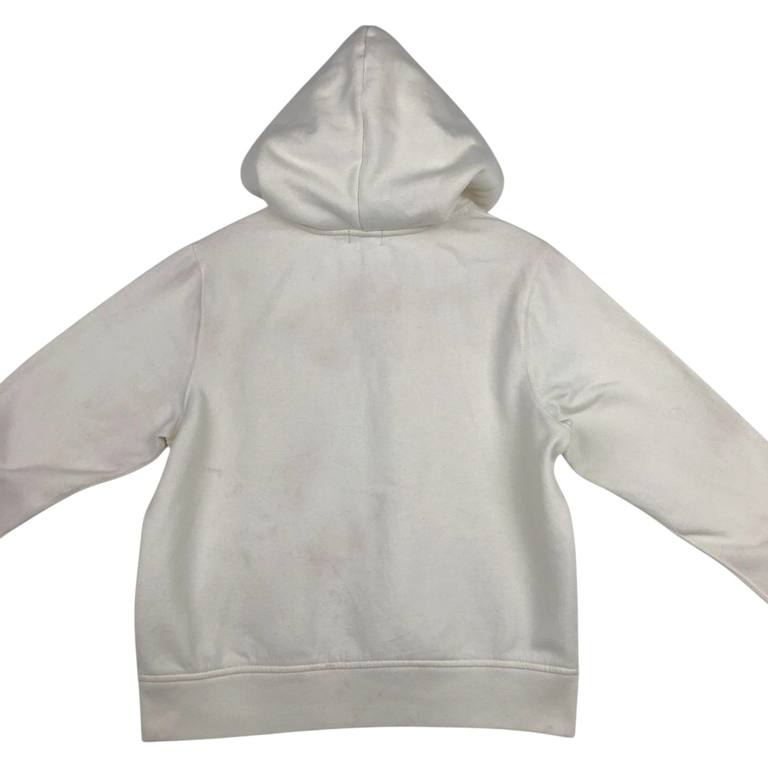 Ralph Lauren POLO RALPH LAUREN sweatshirt pullover hoodie, men's size L cotton white type Vintage Second Hand