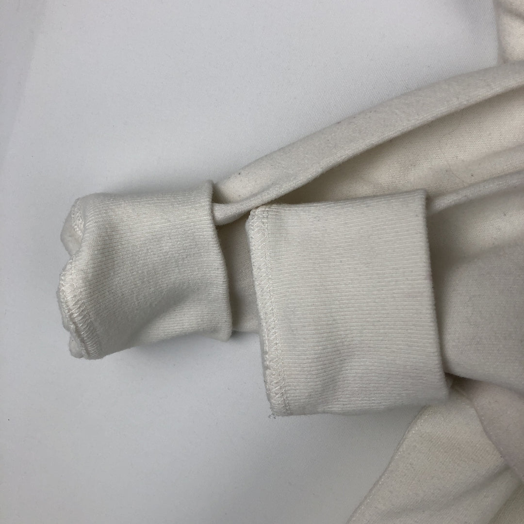 Ralph Lauren POLO RALPH LAUREN sweatshirt pullover hoodie, men's size L cotton white type Vintage Second Hand