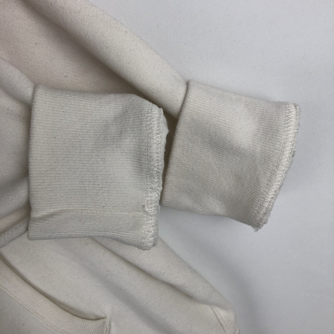 Ralph Lauren POLO RALPH LAUREN sweatshirt pullover hoodie, men's size L cotton white type Vintage Second Hand