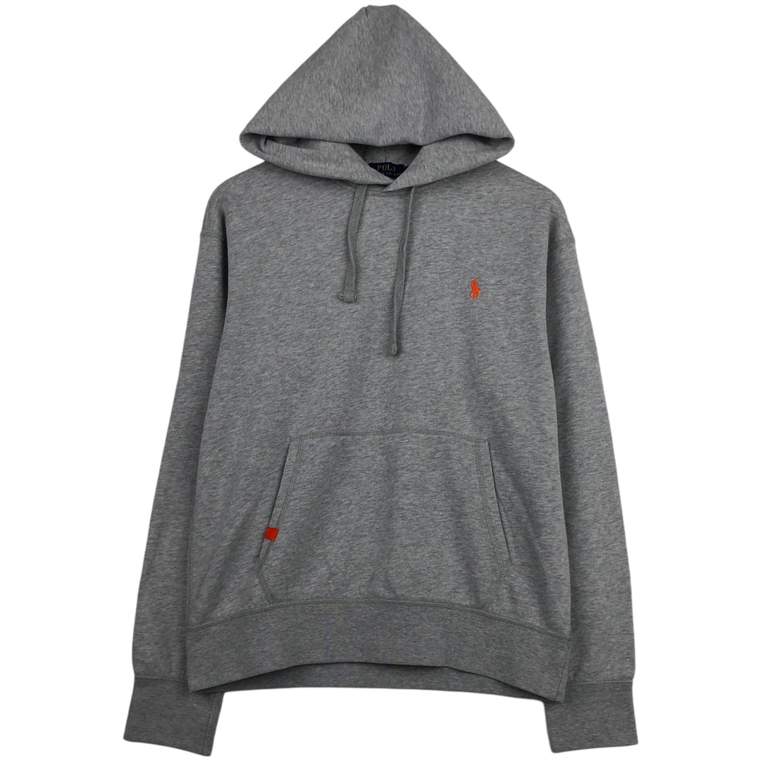 Ralph Lauren POLO RALPH LAUREN PERFORMANCE sweatshirt pullover hoodie, men's size M unclear gray type Vintage Second Hand