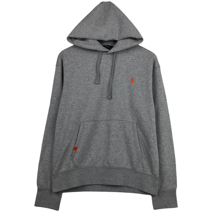Ralph Lauren POLO RALPH LAUREN PERFORMANCE sweatshirt pullover hoodie, men's size M unclear gray type Vintage Second Hand