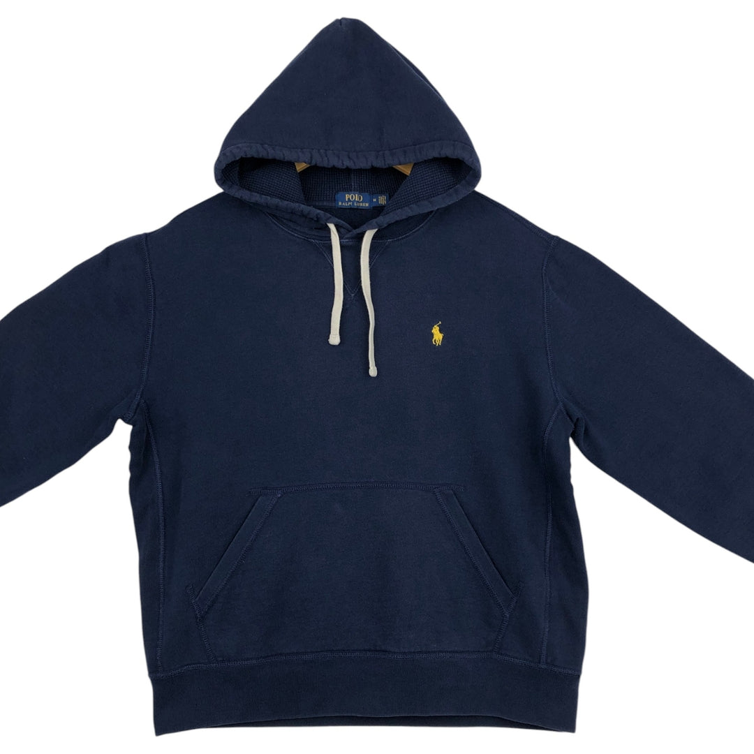 Ralph Lauren POLO RALPH LAUREN Sweatshirt pullover hoodie, men's size M cotton navy blue type Vintage Second Hand