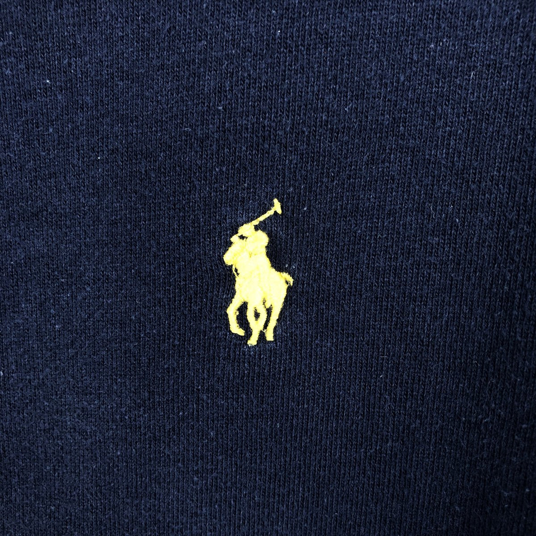 Ralph Lauren POLO RALPH LAUREN Sweatshirt pullover hoodie, men's size M cotton navy blue type Vintage Second Hand