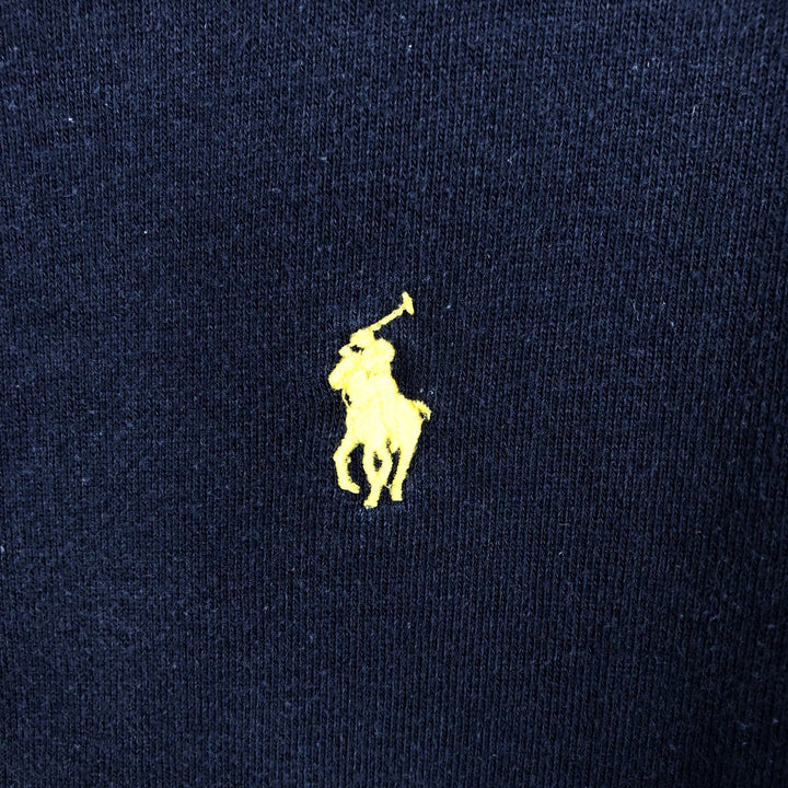 Ralph Lauren POLO RALPH LAUREN Sweatshirt pullover hoodie, men's size M cotton navy blue type Vintage Second Hand