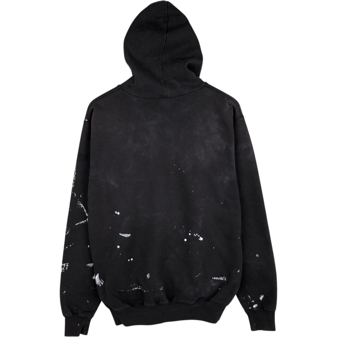 Carhartt Painted Sweatshirt Pullover Hoodie, Men's Size L unclear black type Vintage Second Hand