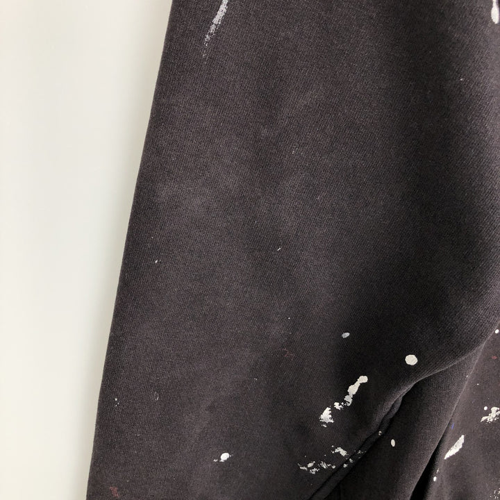 Carhartt Painted Sweatshirt Pullover Hoodie, Men's Size L unclear black type Vintage Second Hand