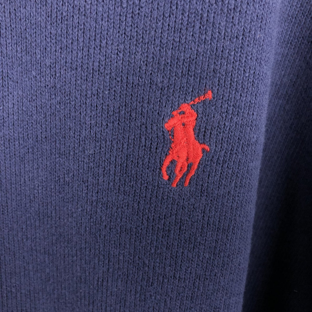 Ralph Lauren POLO by Ralph Lauren Sweatshirt Pullover Hoodie Men's XL cotton navy blue type Vintage Second Hand