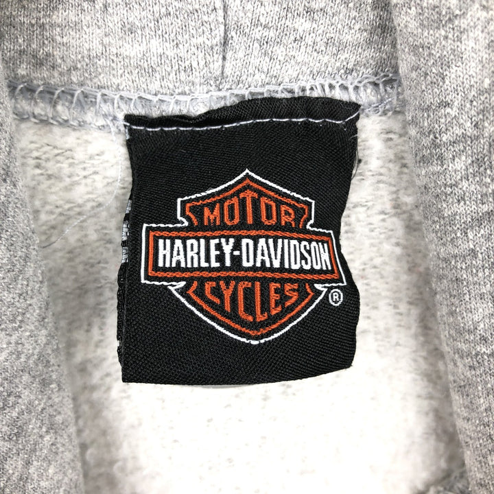 Harley-Davidson Advertising Pullover Hoodie, Men's XL cotton gray type Vintage Second Hand