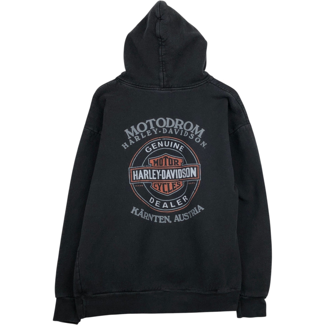 Harley-Davidson Advertising Pullover Hoodie, Men's XL unclear black type Vintage Second Hand