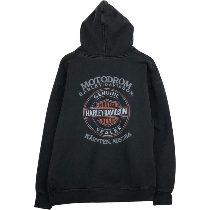 Harley-Davidson Advertising Pullover Hoodie, Men's XL unclear black type Vintage Second Hand