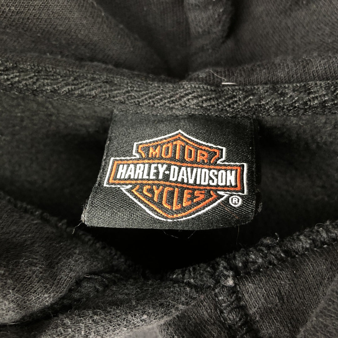 Harley-Davidson Advertising Pullover Hoodie, Men's XL unclear black type Vintage Second Hand