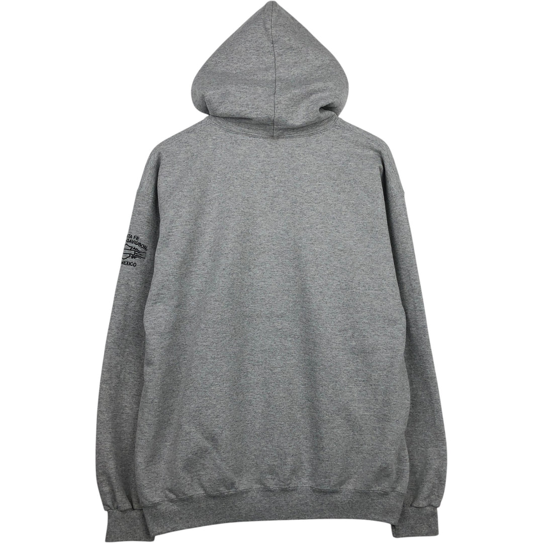 Harley-Davidson Advertising Pullover Hoodie, Men's Size L cotton gray type Vintage Second Hand