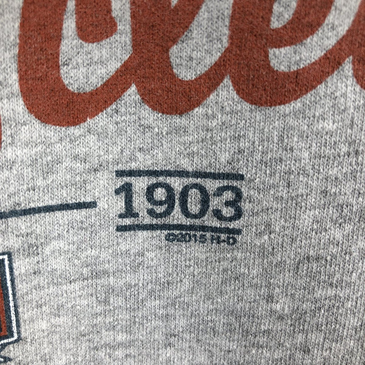 Harley-Davidson Eagle Pattern Advertising Sweatshirt Pullover Hoodie, Men's XXL (approx.) unclear gray type Vintage Second Hand