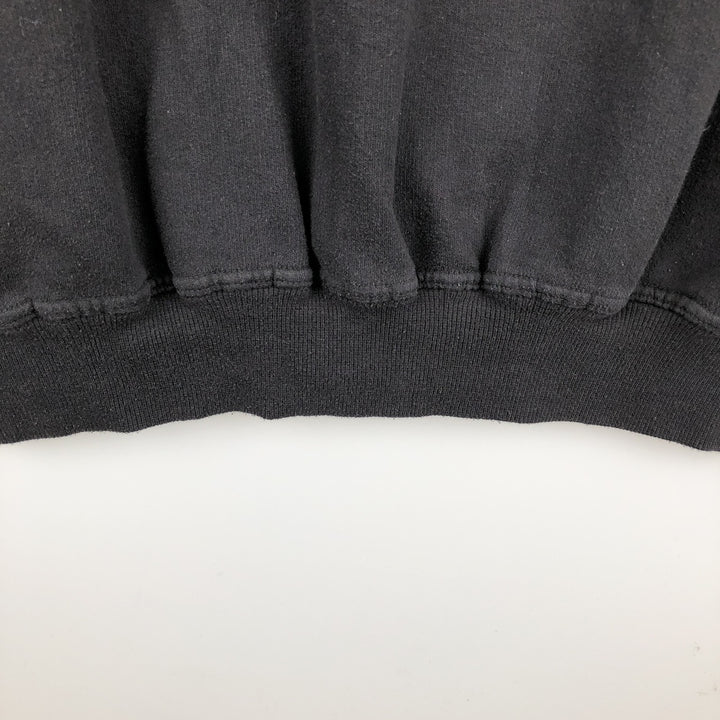 Harley-Davidson Skull Pattern Advertising Pullover Hoodie, Men's Size L cotton black type Vintage Second Hand
