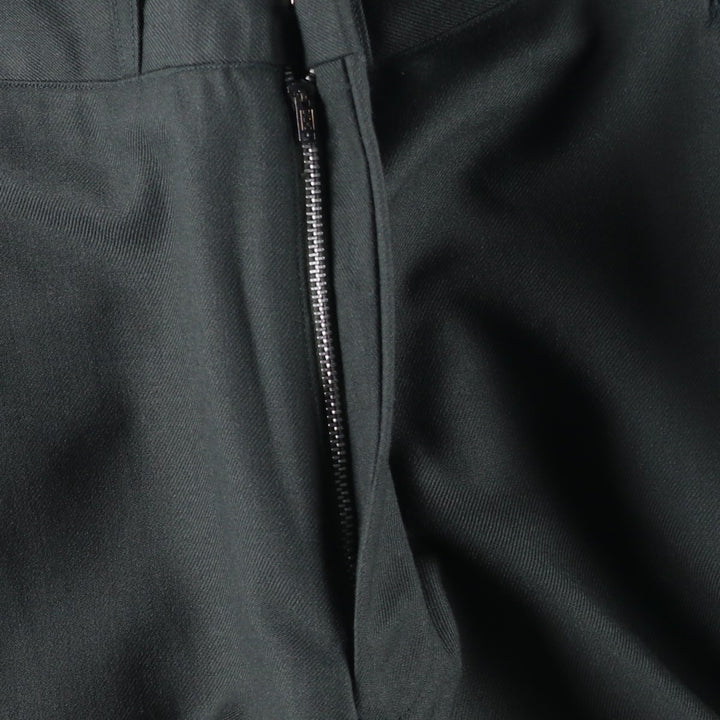1970'S US Military Issue Service Trousers, Made in USA, W30 L32 (Men's W30 equivalent), Vintage. wool Khaki type sage green Vintage Second Hand
