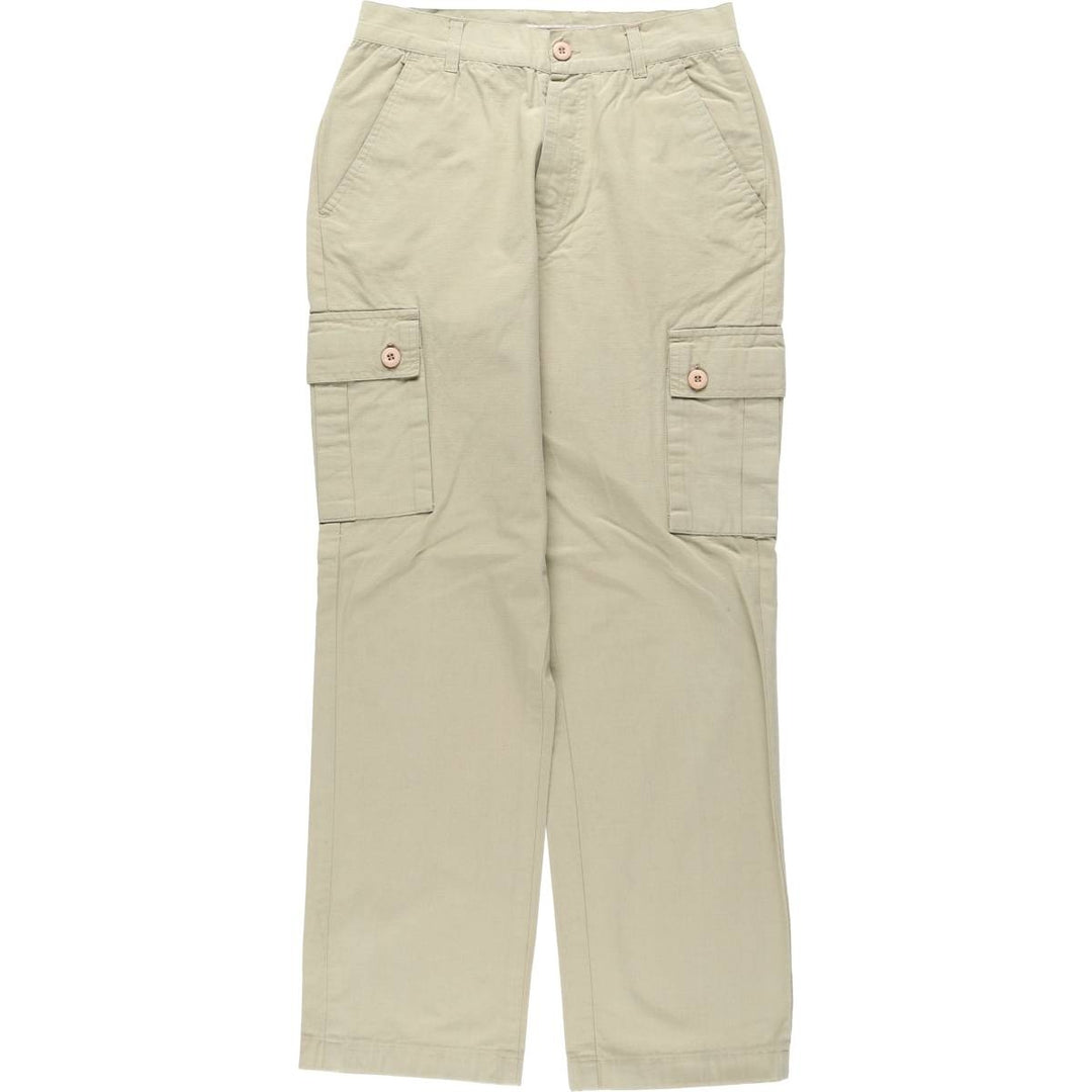 Civilian-made RED ROCK ripstop military pants, women's size L (equivalent to W28). cotton Khaki type beige Vintage Second Hand