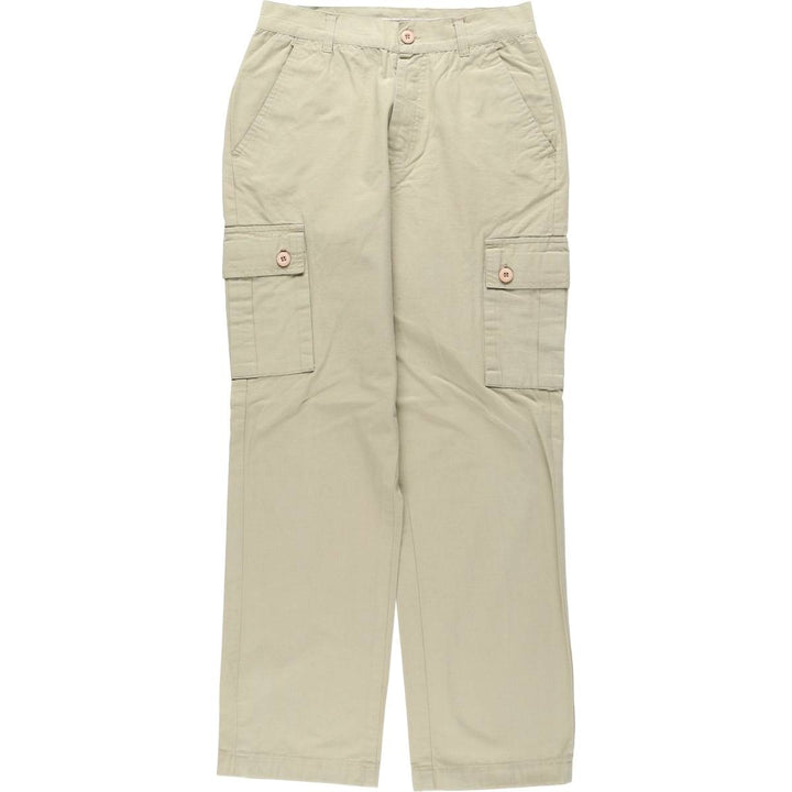 Civilian-made RED ROCK ripstop military pants, women's size L (equivalent to W28). cotton Khaki type beige Vintage Second Hand