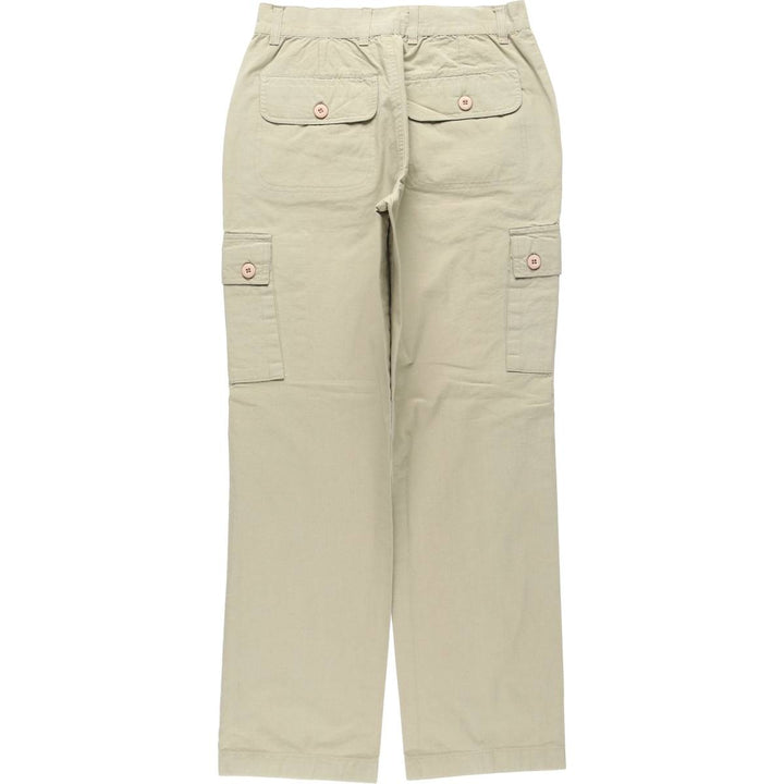 Civilian-made RED ROCK ripstop military pants, women's size L (equivalent to W28). cotton Khaki type beige Vintage Second Hand