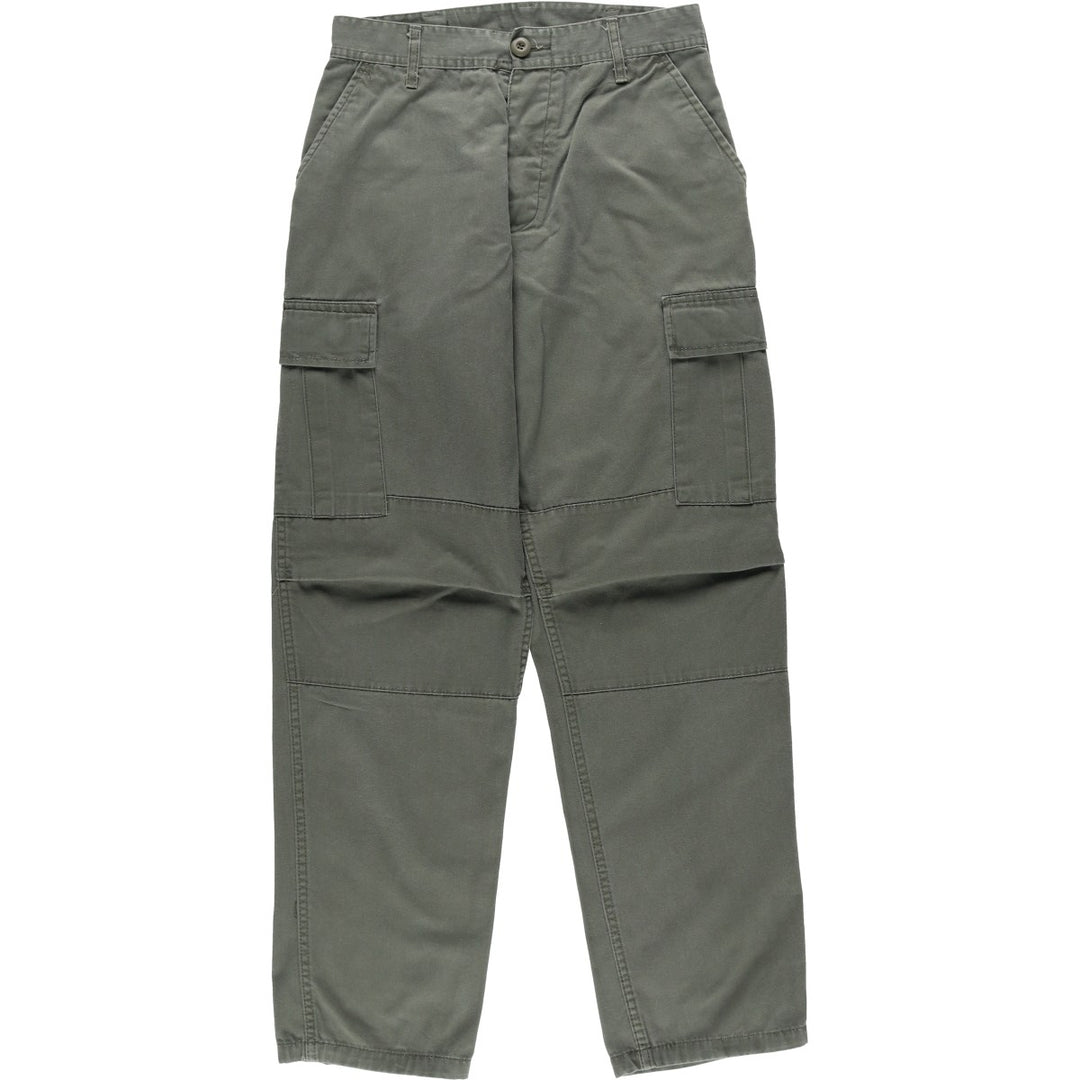 ROTHCO military cargo pants, women's size L (equivalent to W28), civilian brand. cotton Khaki type Vintage Second Hand