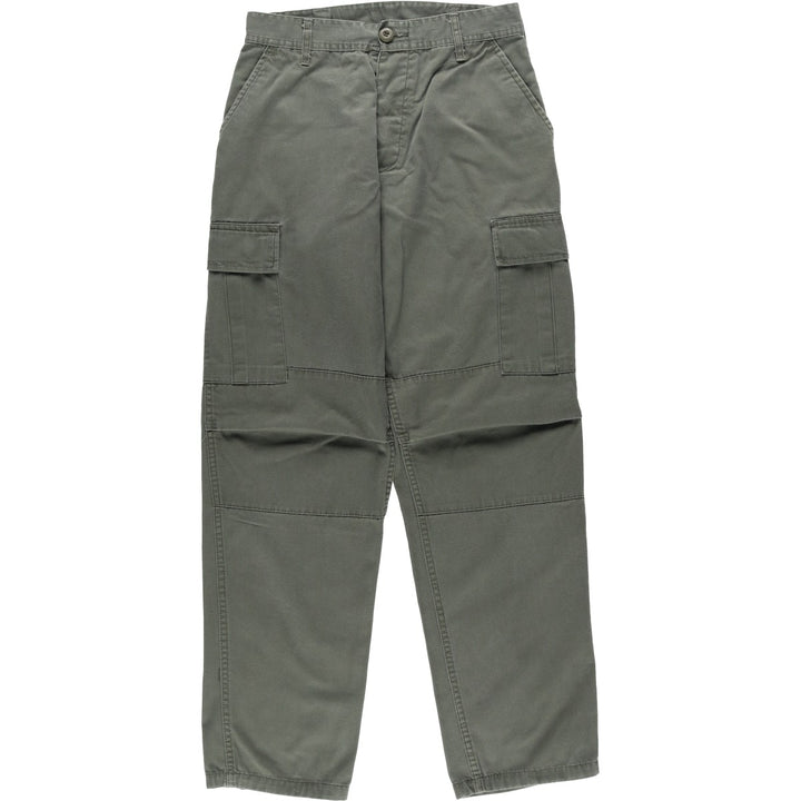 ROTHCO military cargo pants, women's size L (equivalent to W28), civilian brand. cotton Khaki type Vintage Second Hand