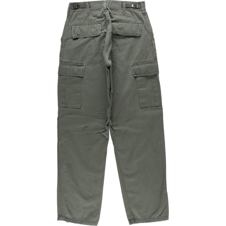 ROTHCO military cargo pants, women's size L (equivalent to W28), civilian brand. cotton Khaki type Vintage Second Hand