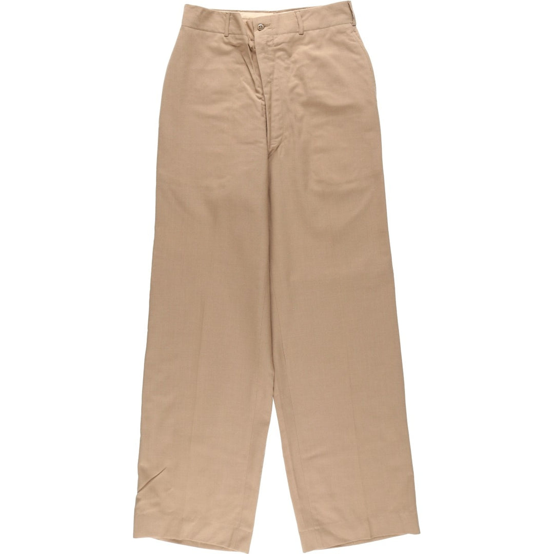 Chino Trousers Military Pants W32 L36 LONG Men's W29 equivalent Vintage unclear Beige type Vintage Second Hand