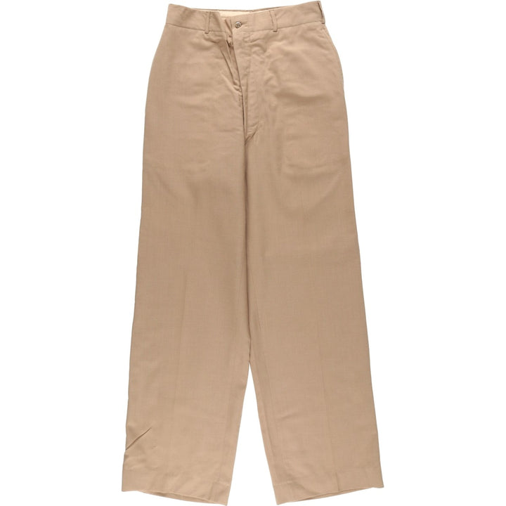 Chino Trousers Military Pants W32 L36 LONG Men's W29 equivalent Vintage unclear Beige type Vintage Second Hand