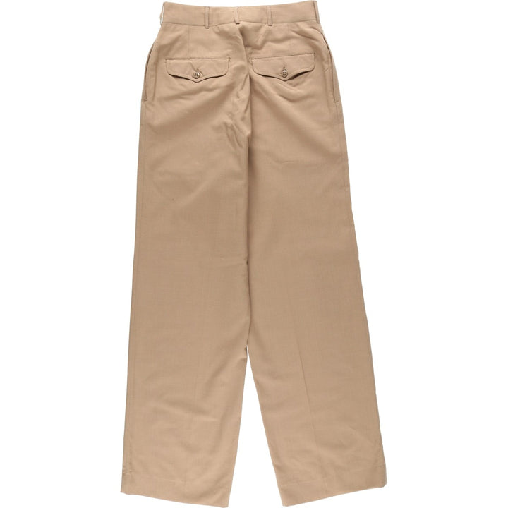 Chino Trousers Military Pants W32 L36 LONG Men's W29 equivalent Vintage unclear Beige type Vintage Second Hand