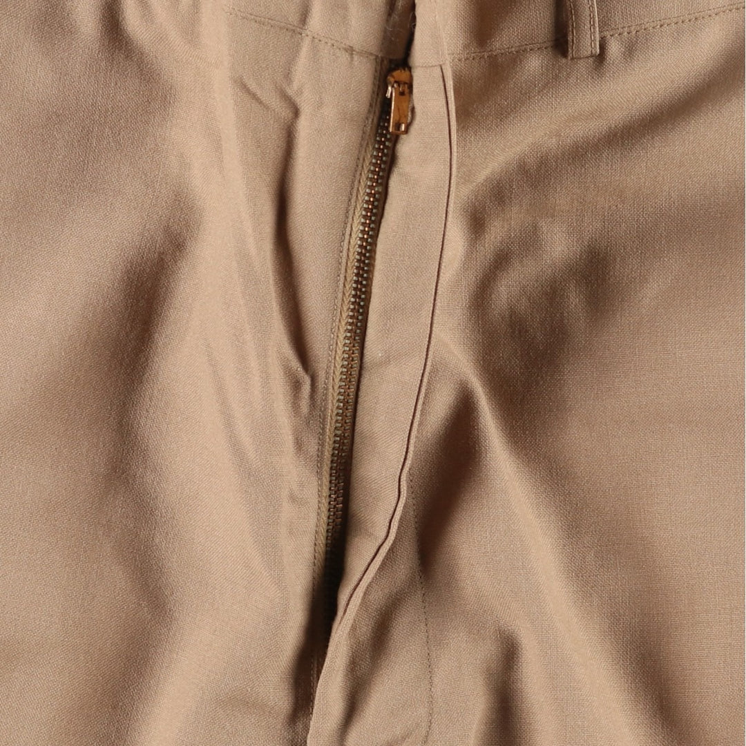 Chino Trousers Military Pants W32 L36 LONG Men's W29 equivalent Vintage unclear Beige type Vintage Second Hand