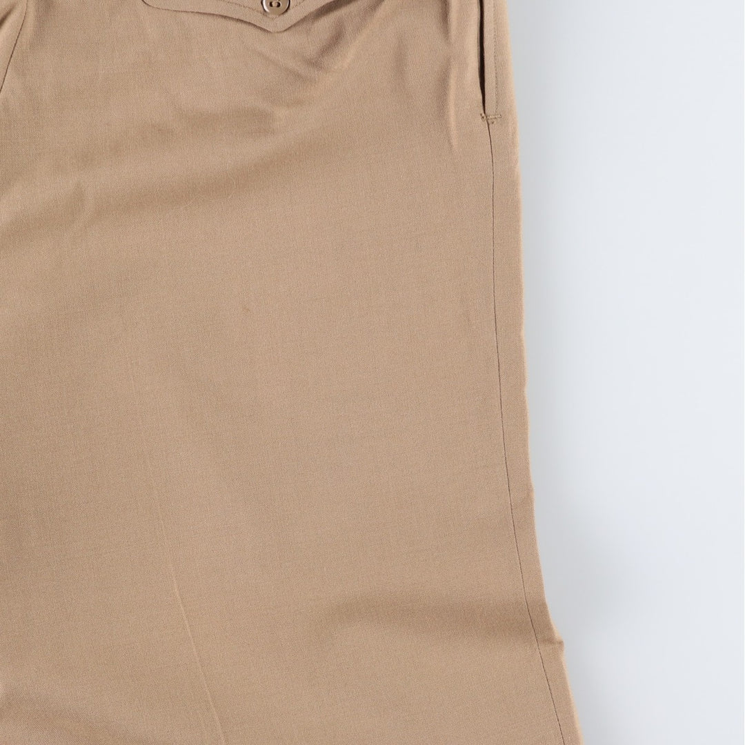 Chino Trousers Military Pants W32 L36 LONG Men's W29 equivalent Vintage unclear Beige type Vintage Second Hand