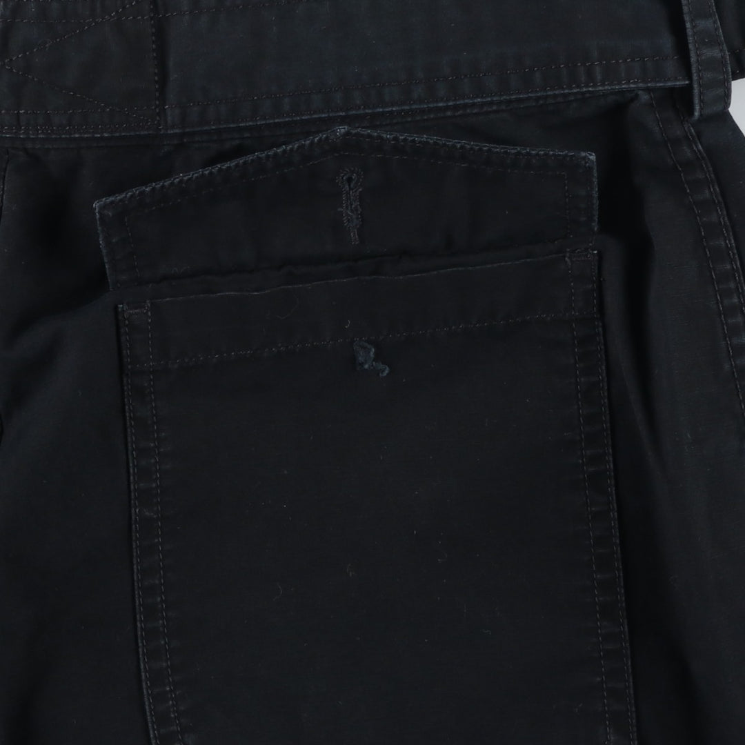 Ralph Lauren RALPH LAUREN SPORT Women's Half Pants/Shorts, Size XL (equivalent to W32) cotton black type Vintage Second Hand