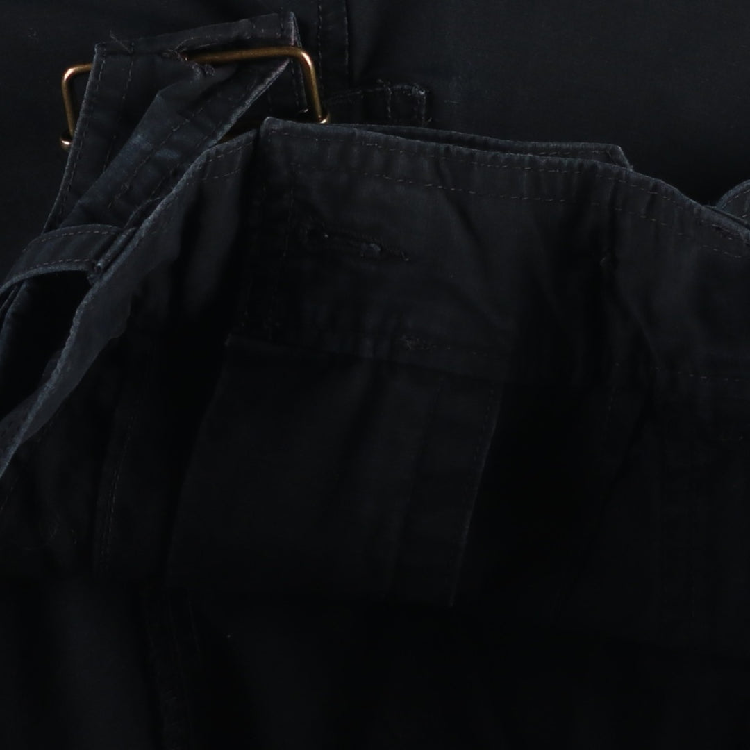 Ralph Lauren RALPH LAUREN SPORT Women's Half Pants/Shorts, Size XL (equivalent to W32) cotton black type Vintage Second Hand