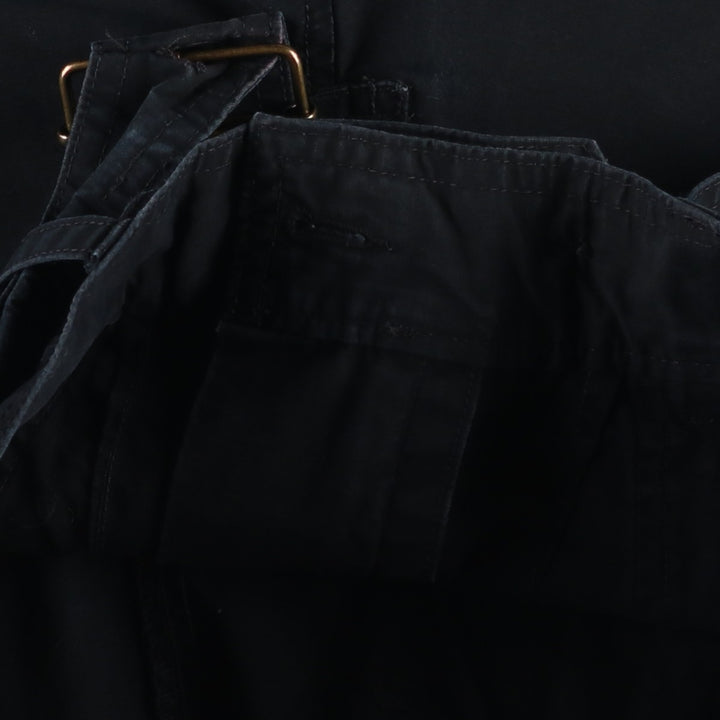 Ralph Lauren RALPH LAUREN SPORT Women's Half Pants/Shorts, Size XL (equivalent to W32) cotton black type Vintage Second Hand