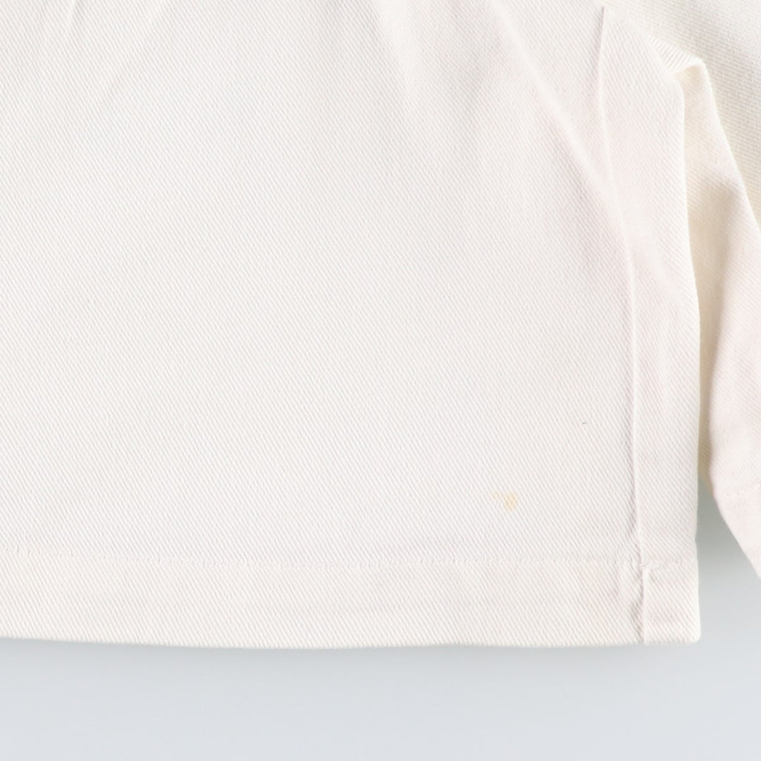 80s-90'S Ralph Lauren Two-Pleat Chino Shorts, Made in USA, Women's Size L (W30 equivalent), Vintage cotton white type Vintage Second Hand