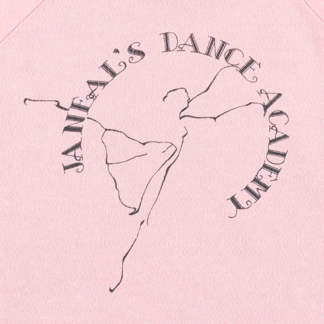 70s-80'S Healthknit Printed Sweatshirt, Women's Size M (approx.), Vintage cotton pink type Vintage Second Hand