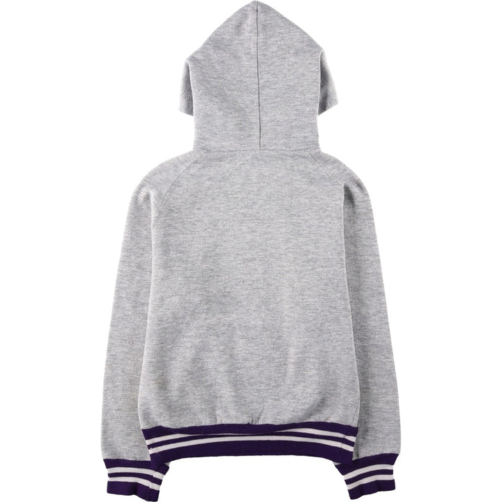 ~90'S MAPLE Triple Print College Sweatshirt Pullover Hoodie, Women's Size M (Equivalent), Vintage unclear gray type Vintage Second Hand