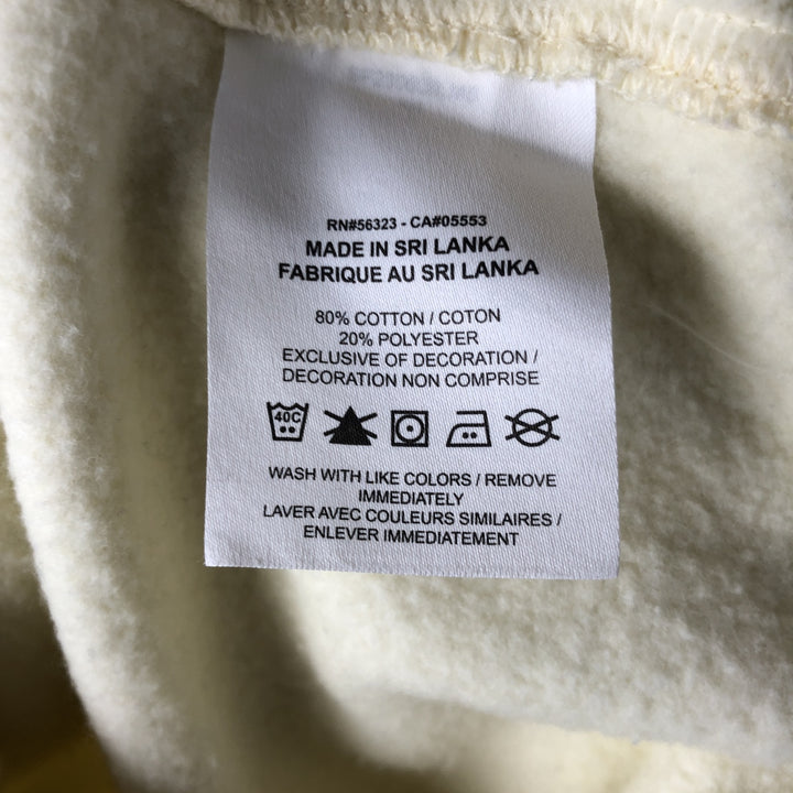 Nike One Point Logo Sweatshirt Trainer Men's XS cotton lemon yellow Vintage Second Hand