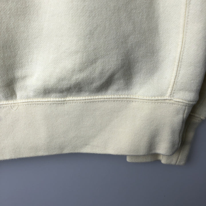 Nike One Point Logo Sweatshirt Trainer Men's XS cotton lemon yellow Vintage Second Hand