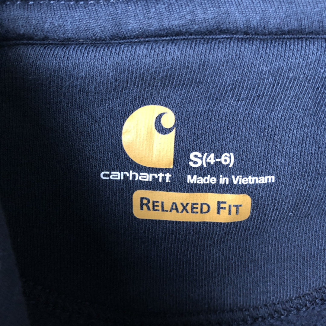 Carhartt Relaxed Fit Sweatshirt Pullover Hoodie, Women's Size S (approx.) cotton navy blue type Vintage Second Hand